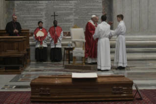 22-Celebrazione delle esequie di Mons. Léon Kalenga Badikebele, Nunzio Apostolico in Argentina, presiedute da Papa Francesco