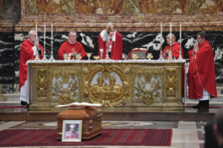 11-Celebrazione delle esequie di Mons. Léon Kalenga Badikebele, Nunzio Apostolico in Argentina, presiedute da Papa Francesco