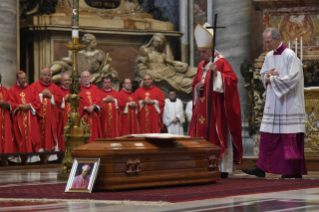 20-Celebrazione delle esequie di Mons. Léon Kalenga Badikebele, Nunzio Apostolico in Argentina, presiedute da Papa Francesco