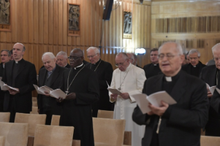 7-Beginn der Geistlichen Exerzitien für die Römische Kurie