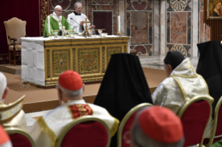 13-Treffen "Der Schutz von Minderjährigen in der Kirche": Ansprache von Papst Franziskus am Ende der Eucharistischen Konzelebration 