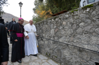 1-Visite du Pape François à Greccio : Célébration de la Parole et signature de la Lettre sur la Crèche.