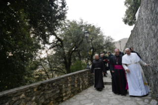 3-Visita del Santo Padre al Santuario Franciscano de Greccio