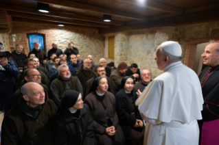 7-Visita del Santo Padre al Santuario Franciscano de Greccio