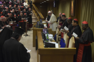 15-Apertura della XV Assemblea Generale Ordinaria del Sinodo dei Vescovi: Preghiera iniziale e Saluto del Papa