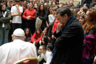 14-Papa Francesco incontra studenti e insegnanti del Liceo Classico "Pilo Albertelli"