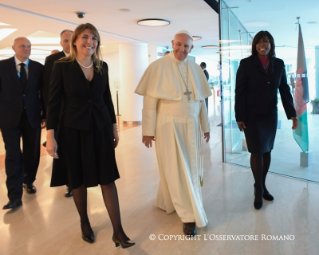 6-Visita del Santo Padre a la sede del Programa Mundial de Alimentos [PMA]