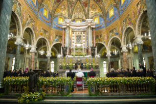 2-Visite pastorale : Pri&#xe8;re du Saint-P&#xe8;re dans le Sanctuaire de Pompéi