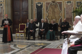 5-Audience with the “Joseph Ratzinger – Benedict XVI Vatican Foundation” for the conferral of the Ratzinger Prize 2018