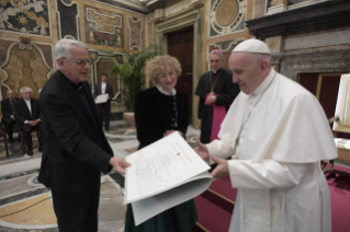 6-Audience with the “Joseph Ratzinger – Benedict XVI Vatican Foundation” for the conferral of the Ratzinger Prize 2018