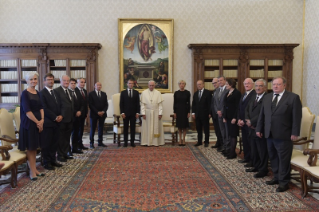10-Audience of Pope Francis with French President Emmanuel Macron