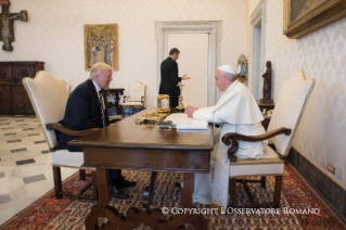 7-Udienza di Papa Francesco al Presidente degli Stati Uniti d’America Donald Trump