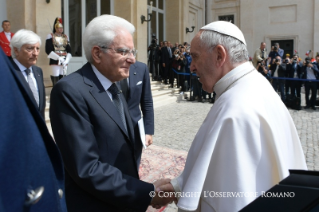 1-Official visit to the President of the Italian Republic
