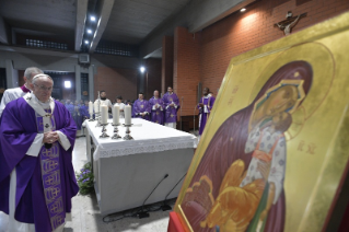 41-Pastoralbesuch in der römischen Pfarrei "San Gelasio I Papa" im Viertel Ponte Mammolo