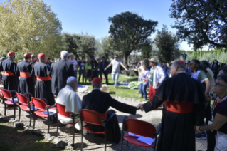 9-Festa di San Francesco nei Giardini Vaticani alla presenza del Santo Padre