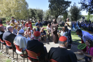 11-Festa di San Francesco nei Giardini Vaticani alla presenza del Santo Padre