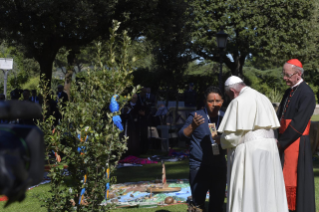 22-Festa di San Francesco nei Giardini Vaticani alla presenza del Santo Padre