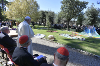 25-Festa di San Francesco nei Giardini Vaticani alla presenza del Santo Padre