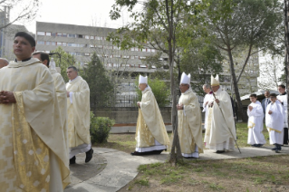 37-Pastoralbesuch in der römischen Pfarrei "San Paolo della Croce"