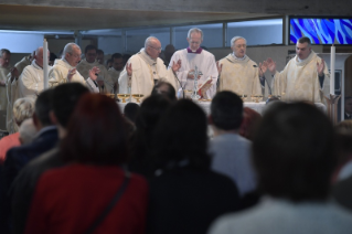 35-Pastoralbesuch in der römischen Pfarrei "San Paolo della Croce"