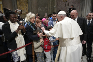 6-Visita do Santo Padre à Comunidade de Santo Egídio, por ocasião do 50º aniversário de fundação 