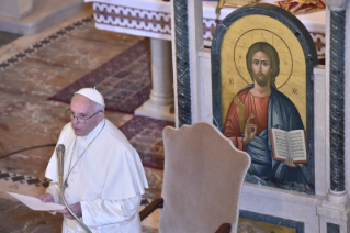 2-Visita del Santo Padre alla Basilica di Santa Sofia in Roma e incontro con la Comunità greco-cattolica Ucraina