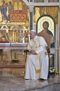 11-Visita del Santo Padre alla Basilica di Santa Sofia in Roma e incontro con la Comunità greco-cattolica Ucraina