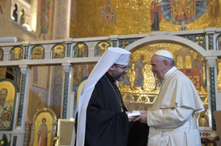 14-Visita del Santo Padre alla Basilica di Santa Sofia in Roma e incontro con la Comunità greco-cattolica Ucraina