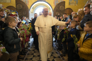 19-Visita del Santo Padre alla Basilica di Santa Sofia in Roma e incontro con la Comunità greco-cattolica Ucraina
