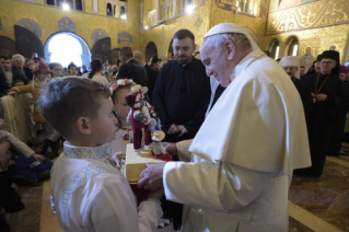 26-Visita del Santo Padre alla Basilica di Santa Sofia in Roma e incontro con la Comunità greco-cattolica Ucraina