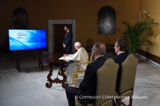 3-Liaison du Pape François avec l'equipage de la Station spatiale internationale