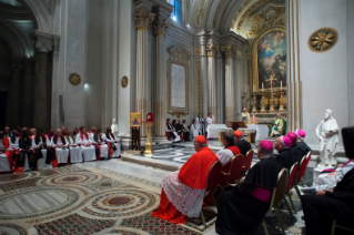 28-Celebração das Vésperas com o Arcebispo de Canterbury, em comemoração pelo 50º aniversário do encontro entre Paulo VI e o Arcebispo Michael Ramsey 