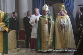 1-Celebração das Vésperas com o Arcebispo de Canterbury, em comemoração pelo 50º aniversário do encontro entre Paulo VI e o Arcebispo Michael Ramsey 