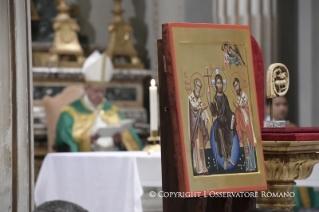 2-Celebração das Vésperas com o Arcebispo de Canterbury, em comemoração pelo 50º aniversário do encontro entre Paulo VI e o Arcebispo Michael Ramsey 