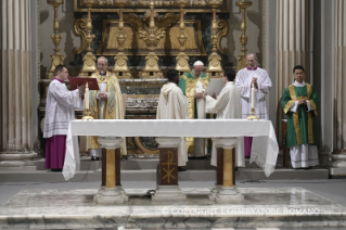 11-Celebração das Vésperas com o Arcebispo de Canterbury, em comemoração pelo 50º aniversário do encontro entre Paulo VI e o Arcebispo Michael Ramsey 