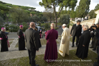 16-Vesperfeier mit dem Erzbischof von Canterbury zum Gedenken des 50. Jahrestags der Begegnung zwischen Papst Paul VI. und Erzbischof Michael Ramsey