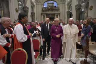 18-Celebração das Vésperas com o Arcebispo de Canterbury, em comemoração pelo 50º aniversário do encontro entre Paulo VI e o Arcebispo Michael Ramsey 