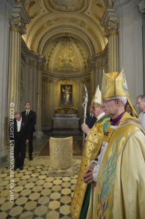 20-Vesperfeier mit dem Erzbischof von Canterbury zum Gedenken des 50. Jahrestags der Begegnung zwischen Papst Paul VI. und Erzbischof Michael Ramsey
