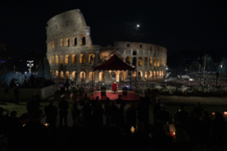 21-Way of the Cross at the Colosseum presided over by the Holy Father - Good Friday