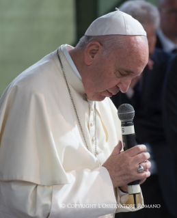 19-Grussworte von Papst Franziskus beim Besuch der Kundgebung für soziale Gerechtigkeit und Umweltschutz 