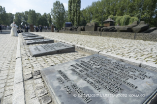 5-Viagem Apostólica à Polônia: Visita ao Campo de concentração de Birkenau 