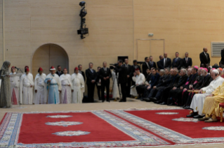 1-Viaggio Apostolico in Marocco: Visita all'Istituto Mohammed VI degli Imam, Predicatori e Predicatrici