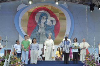 5-Apostolic Journey to Panama: Welcome ceremony and opening of WYD at Campo Santa Maria la Antigua &#x2013; Cinta Costera