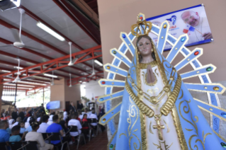 14-Viagem Apostólica ao Panamá: Visita à Casa-Família "Bom Samaritano"